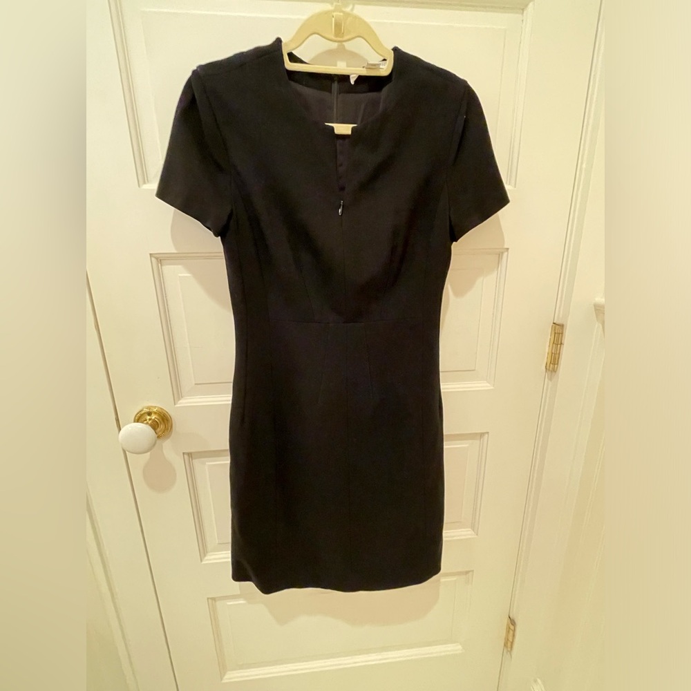Diane von Furstenberg black suiting dress, size 6